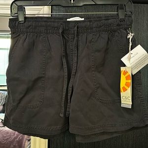 LIGHTWEIGHT  CHARCOAL CARGO SHORTS